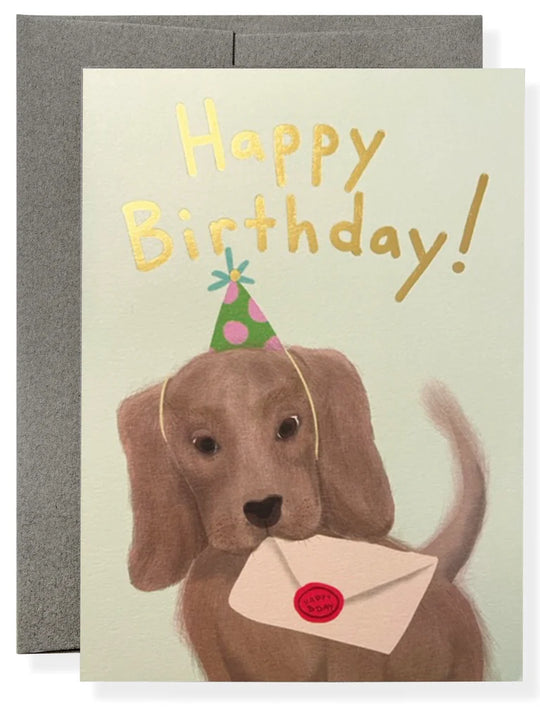 Karen Adams Designs Dog Birthday Greeting Card