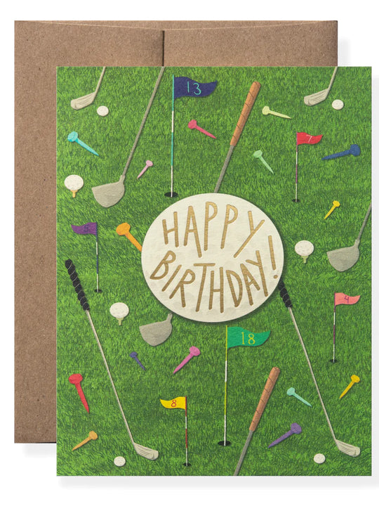 Karen Adams Designs Golf Greeting Card