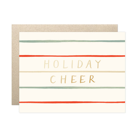 Our Heiday Modern Garland Holiday Cheer Card