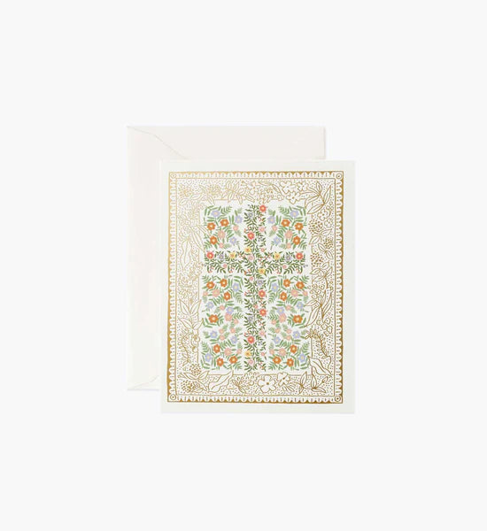 Rifle Paper Co. Rosette Cross Card