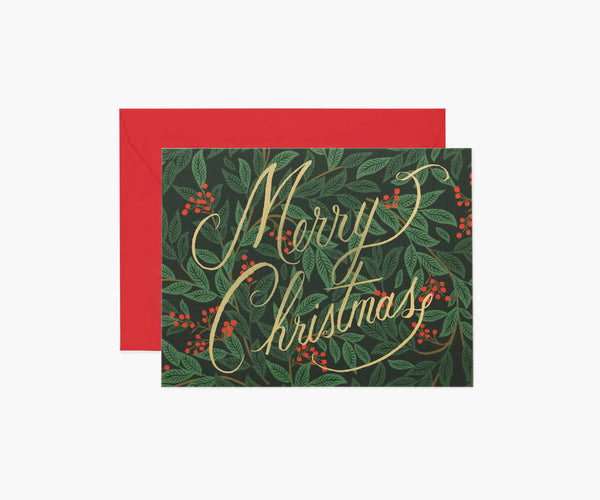 Rifle Paper Co. Willowberry Christmas Card