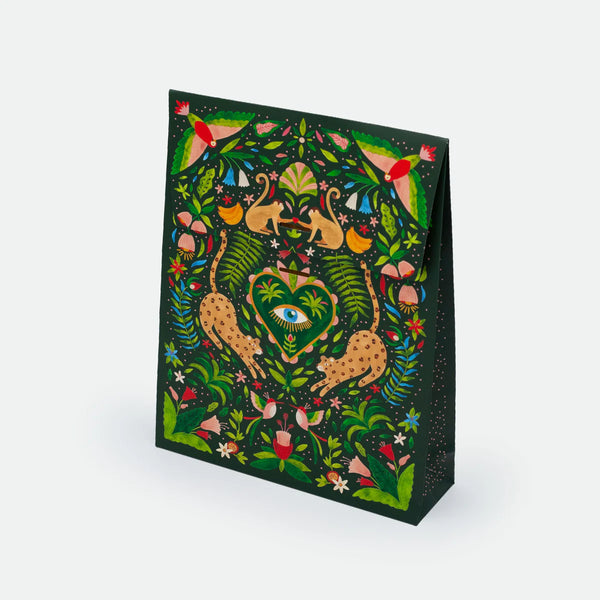 All The Ways to say. Green Jungle Gift Bag Sm