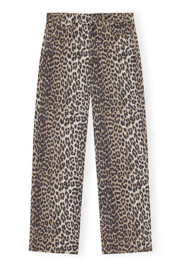 Print Denim Izey Leopard