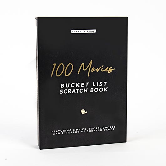 Gift Republic Bucket List Scratch Book - Movie Edition