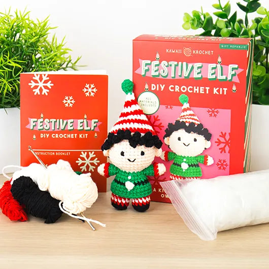Gift Republic Christmas Crochet Kit - Elf