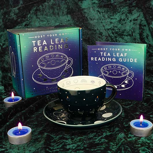 Gift Republic Cosmic - Tea Leaf Reading Cup And Saucer