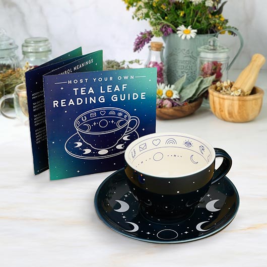 Gift Republic Cosmic - Tea Leaf Reading Cup And Saucer