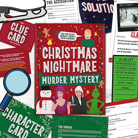 Gift Republic Games - Christmas Nightmare - Murder Mystery