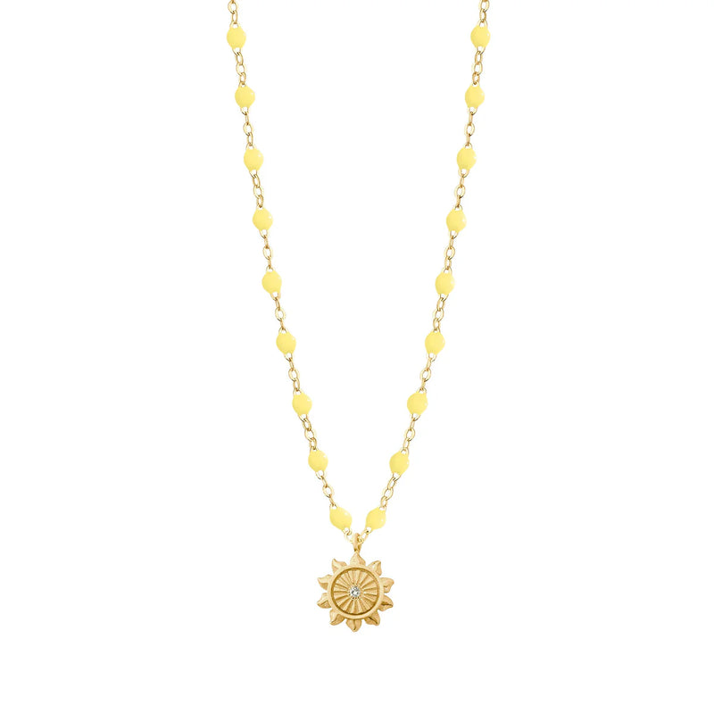 Gigi Clozeau Classic Lucky Sun DI Necklace 16.5"