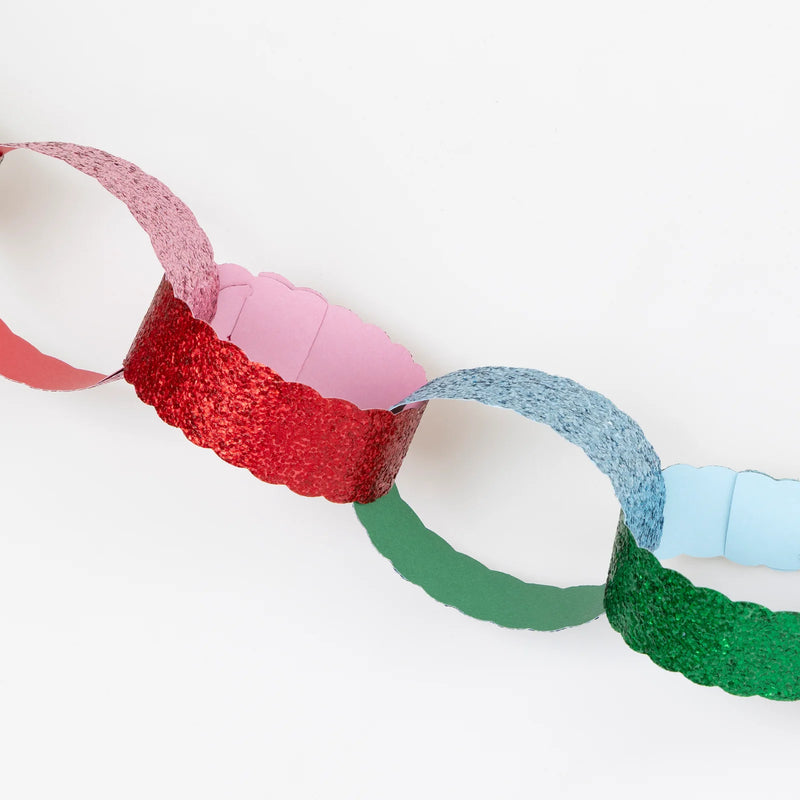 Meri Meri Glitter Paper Chains Set