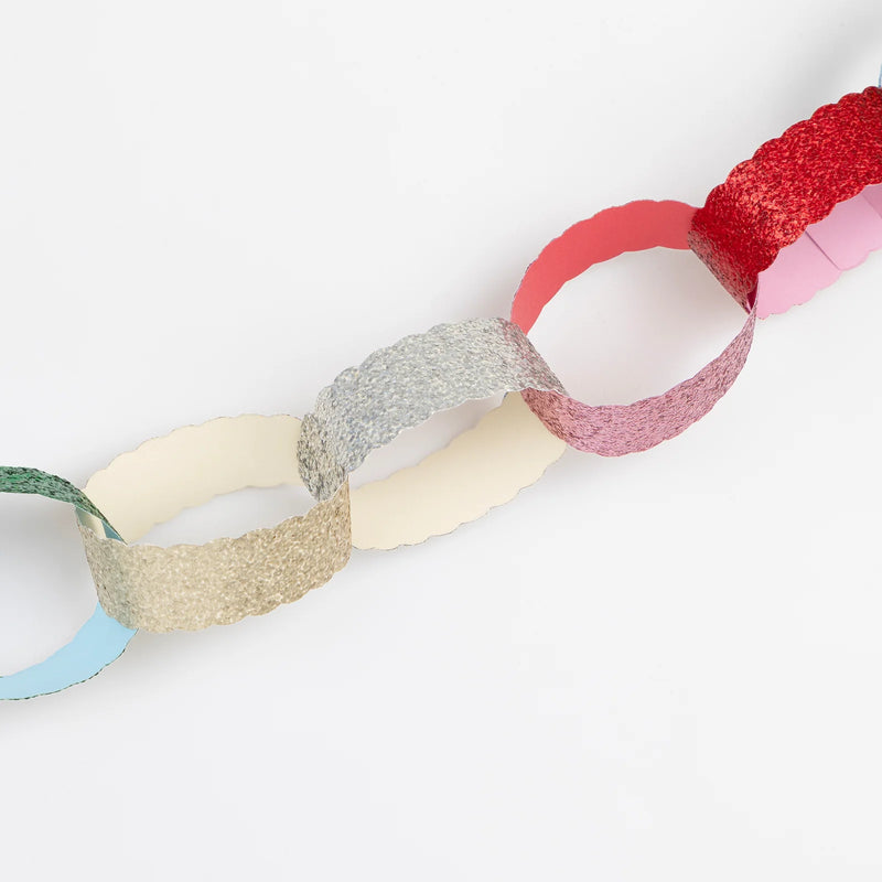 Meri Meri Glitter Paper Chains Set