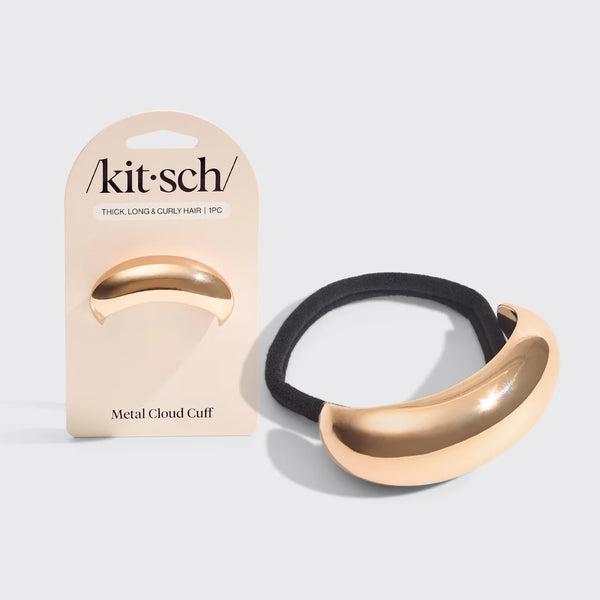 Kit.Sch Metal Large Cloud Cuff - Gold
