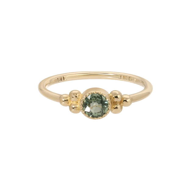 Jennie Kwon Designs Green Sapphire Seville Ring