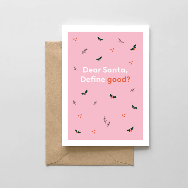 Spaghetti & Meatballs Dear Santa, Define Good?