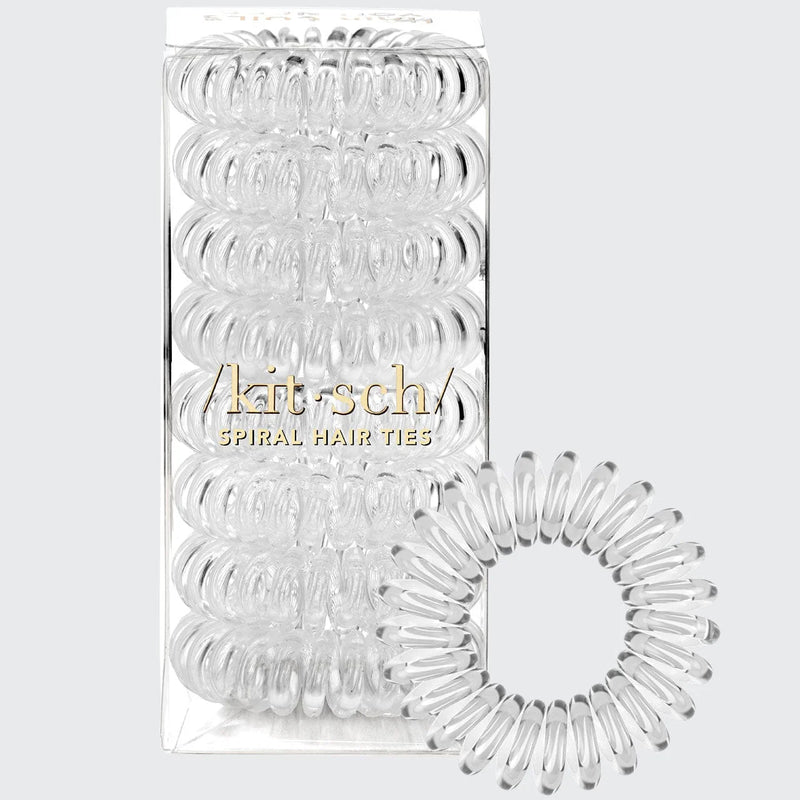 Kit.Sch 8pc Hair Coils - Clear