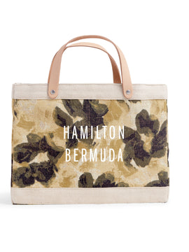 Petite Market Bag (Black Bloom) Hamilton Bermuda