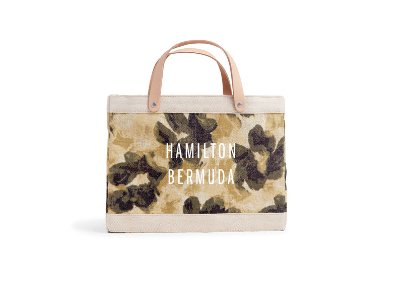 Petite Market Bag (Black Bloom) Hamilton Bermuda