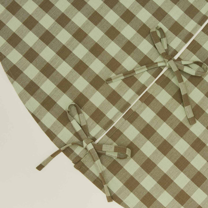 Hawkins New York Essential Gingham Tree Skirt -Olive/Sage