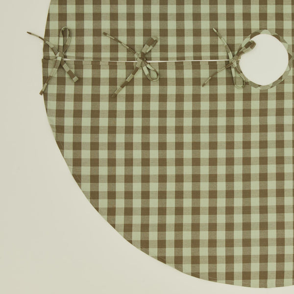 Hawkins New York Essential Gingham Tree Skirt -Olive/Sage