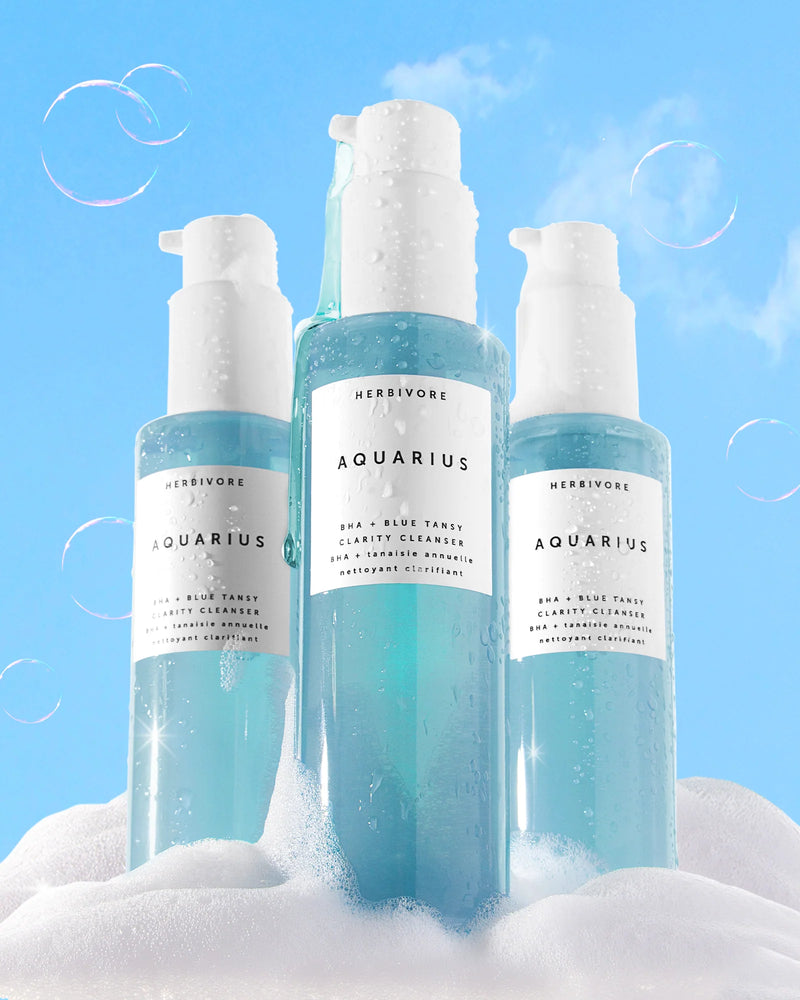 Herbivore AQUARIUS BHA + Blue Tansy Clarity Cleanser - 100 mL