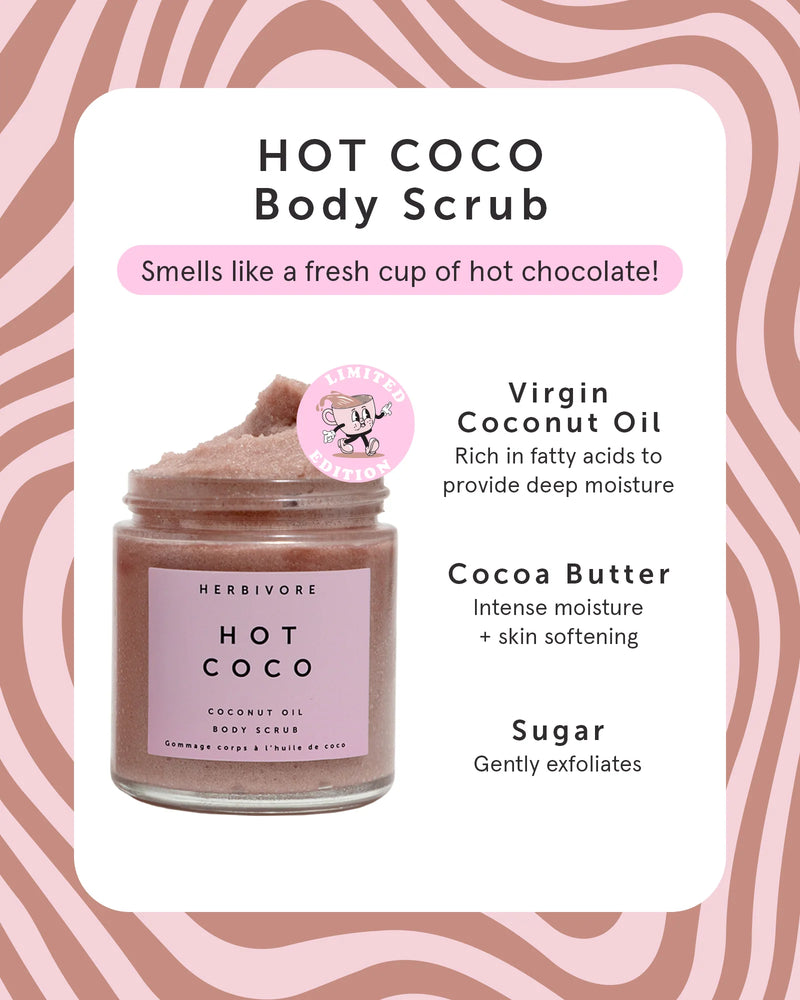 Herbivore HOT COCO Coconut Oil Body Scrub - 4oz