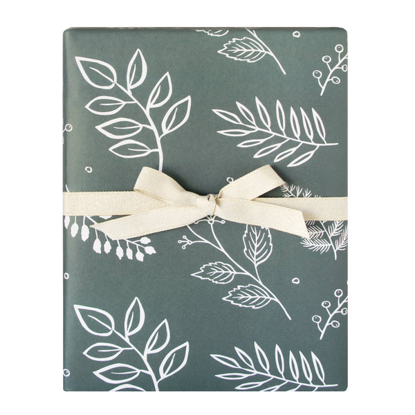 Our Heiday Forest Foliage Gift Wrap Roll