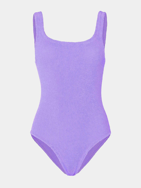 Hunza G Coverage Square Neck Swim Lilac