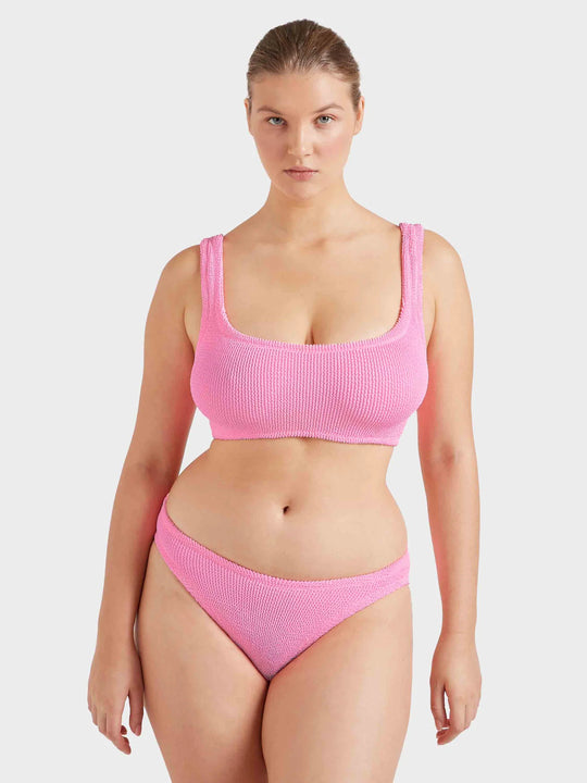 Hunza G Coverage Xandra Bikini Bubblegum