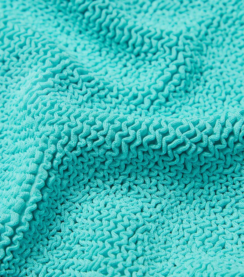 Hunza G Square Neck Swim Aqua