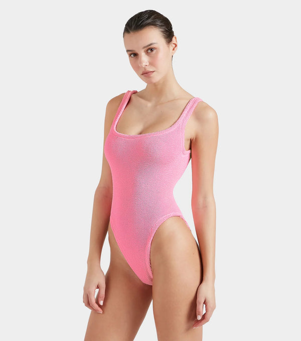 Hunza G Square Neck Swim Bubblegum