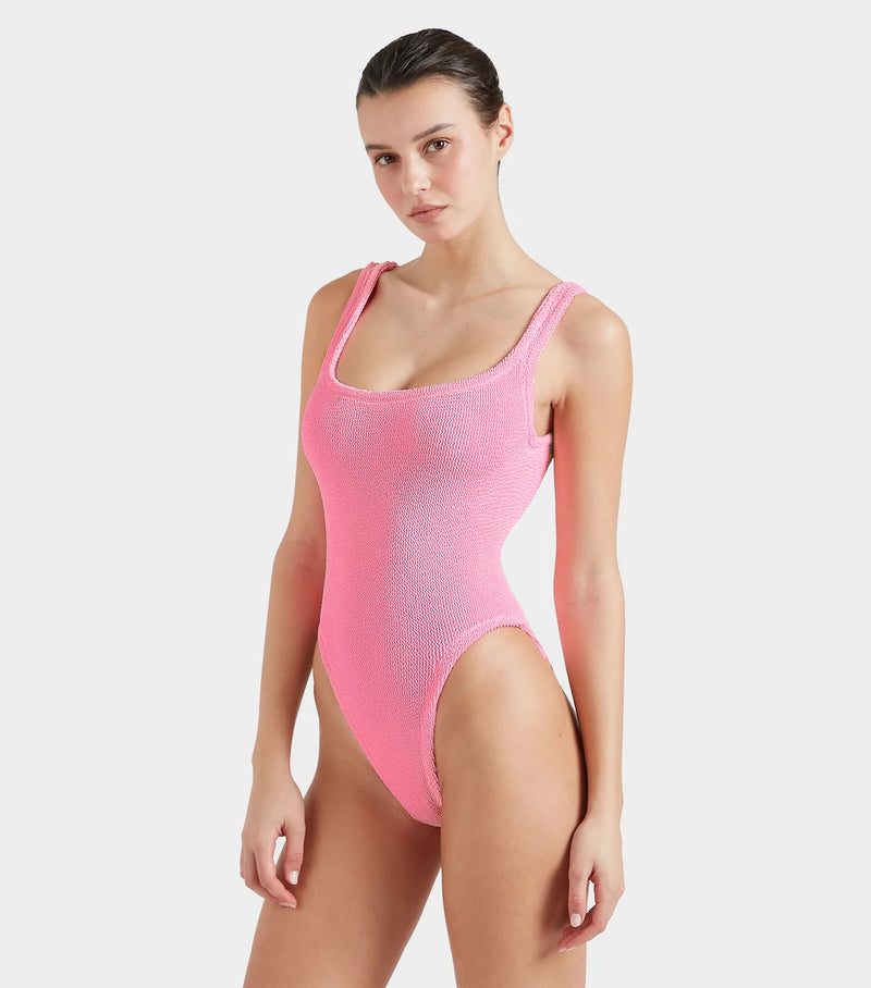 Hunza G Square Neck Swim Bubblegum