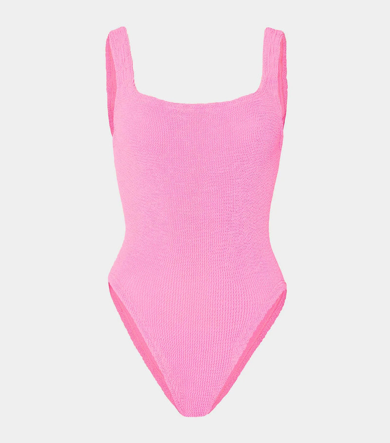 Hunza G Square Neck Swim Bubblegum