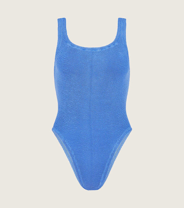 Hunza G Square Neck Swim Cornflower