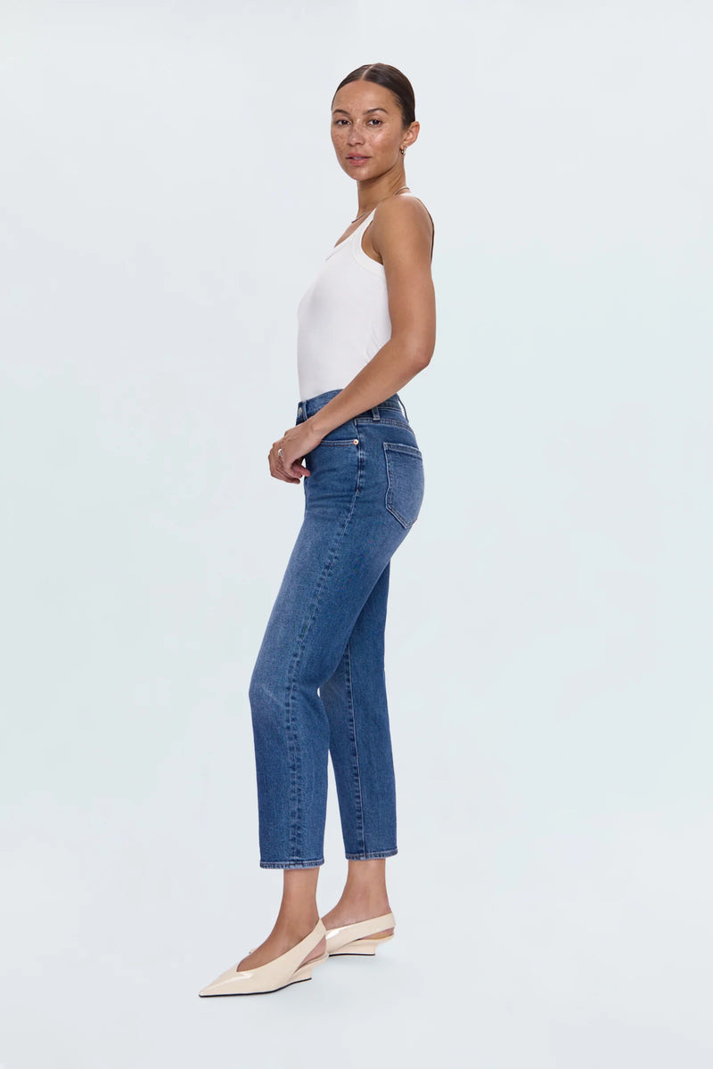 Pistola Charlie High Rise Classic Straight Ankle Broadway