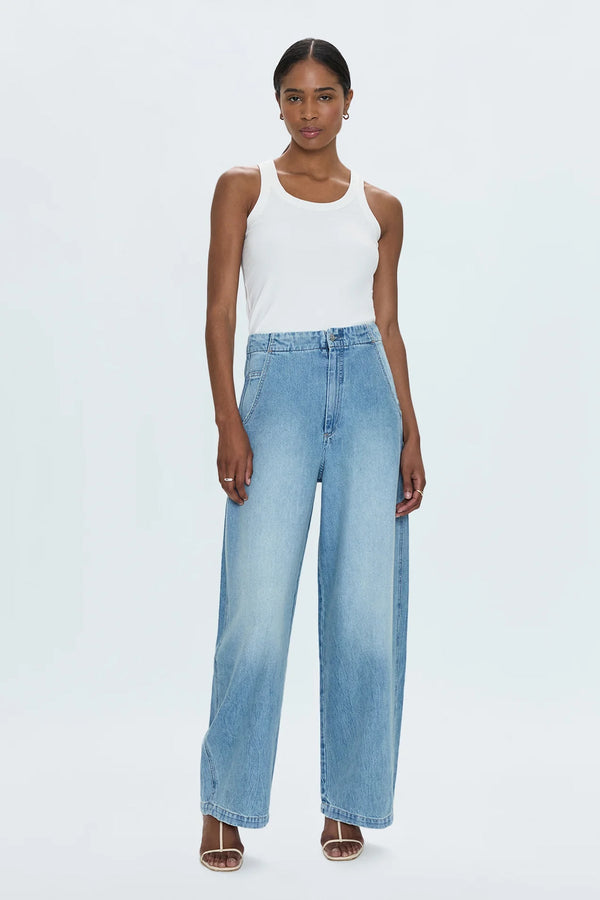 Pistola Lottie High Rise Relaxed Bowed Leg Qualifier