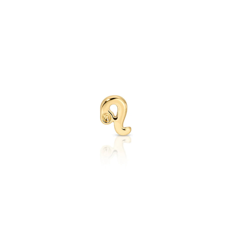 EF Collection Single Mini Gold Zodiac Stud