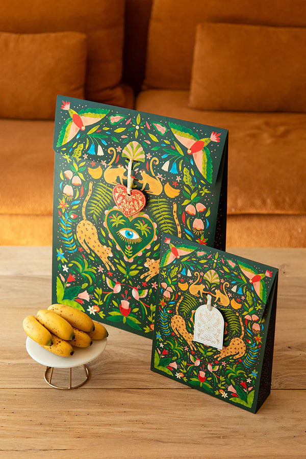 All The Ways to say. Green Jungle Gift Bag Lg
