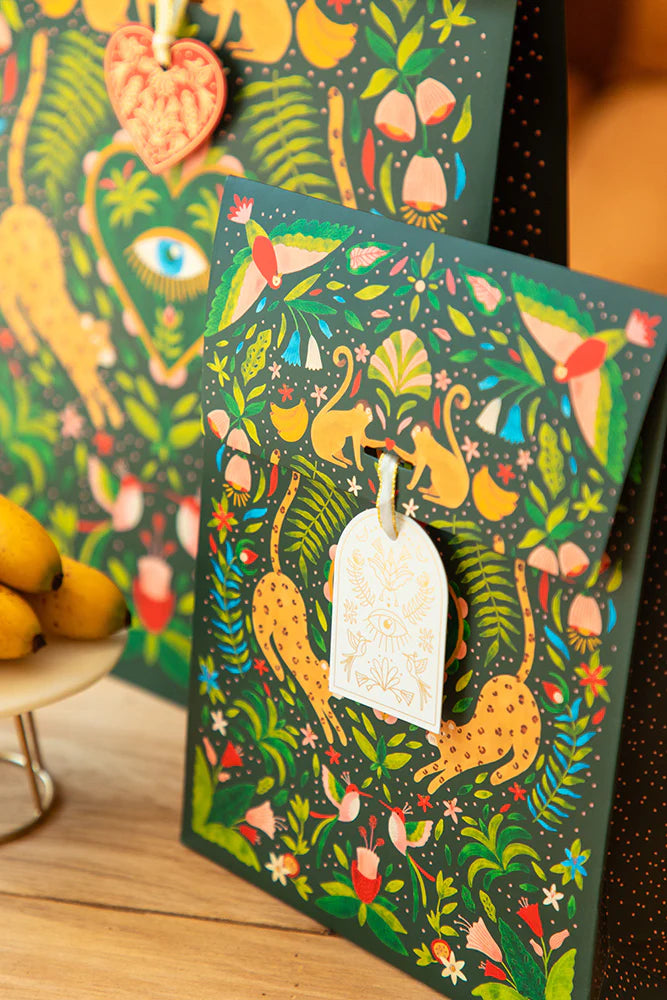 All The Ways to say. Green Jungle Gift Bag Sm