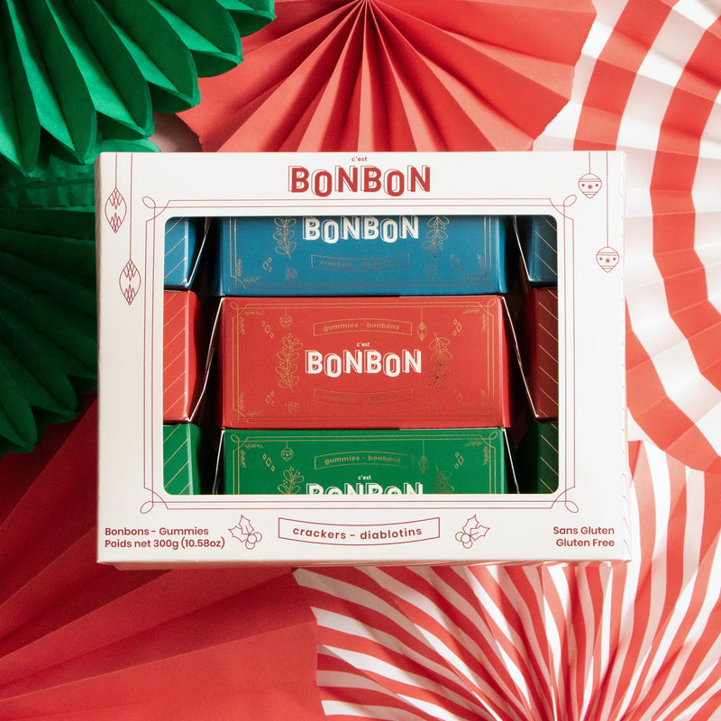 La boite a bonbons Trio Diablotins de Noel / Christmas Crackers Trio