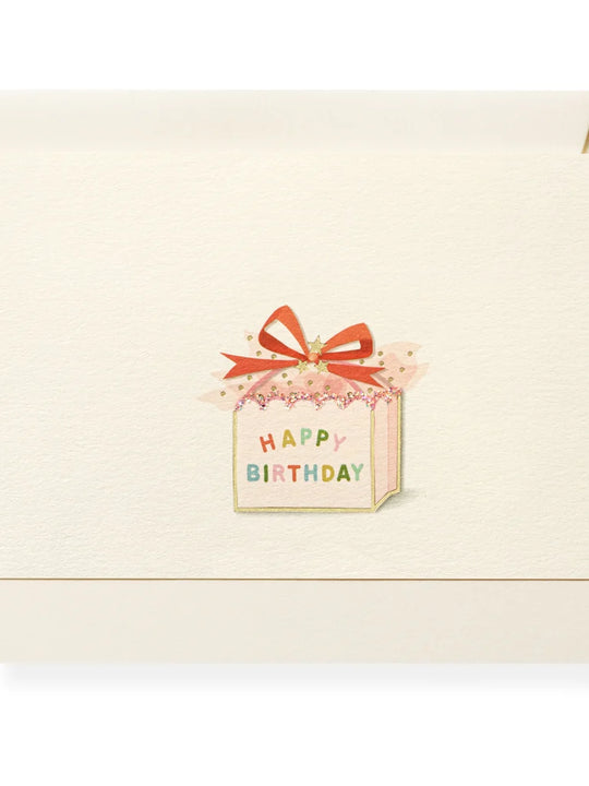 Karen Adams Designs Birthday Present Individual Note Card