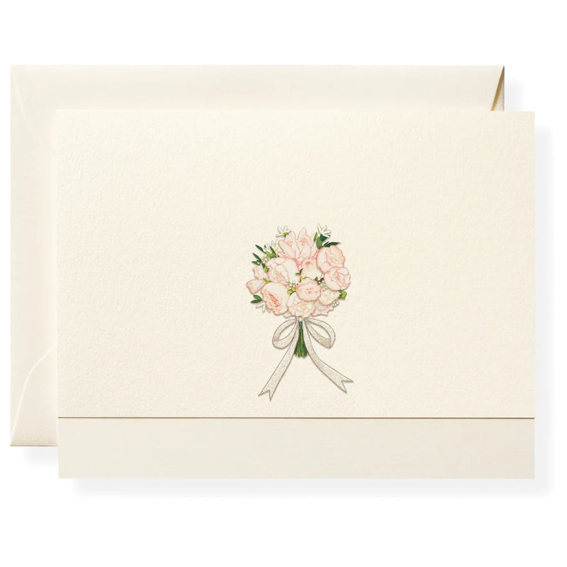 Karen Adams Designs Bridal Bouquet Individual Note Card