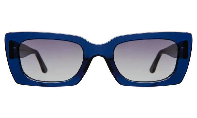 Illesteva Wilson II Navy w/ Grey Flat Gradient