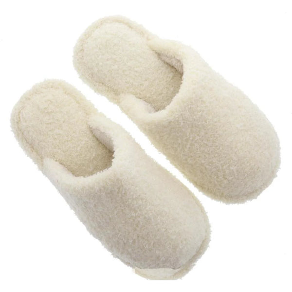 Jane Marie Ivory Closed Toe Slipper Slipper