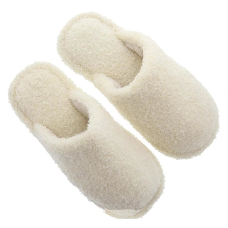 Jane Marie Ivory Closed Toe Slipper Slipper