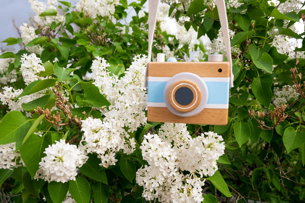 Jack Rabbit Creations Music Box Camera BLUE