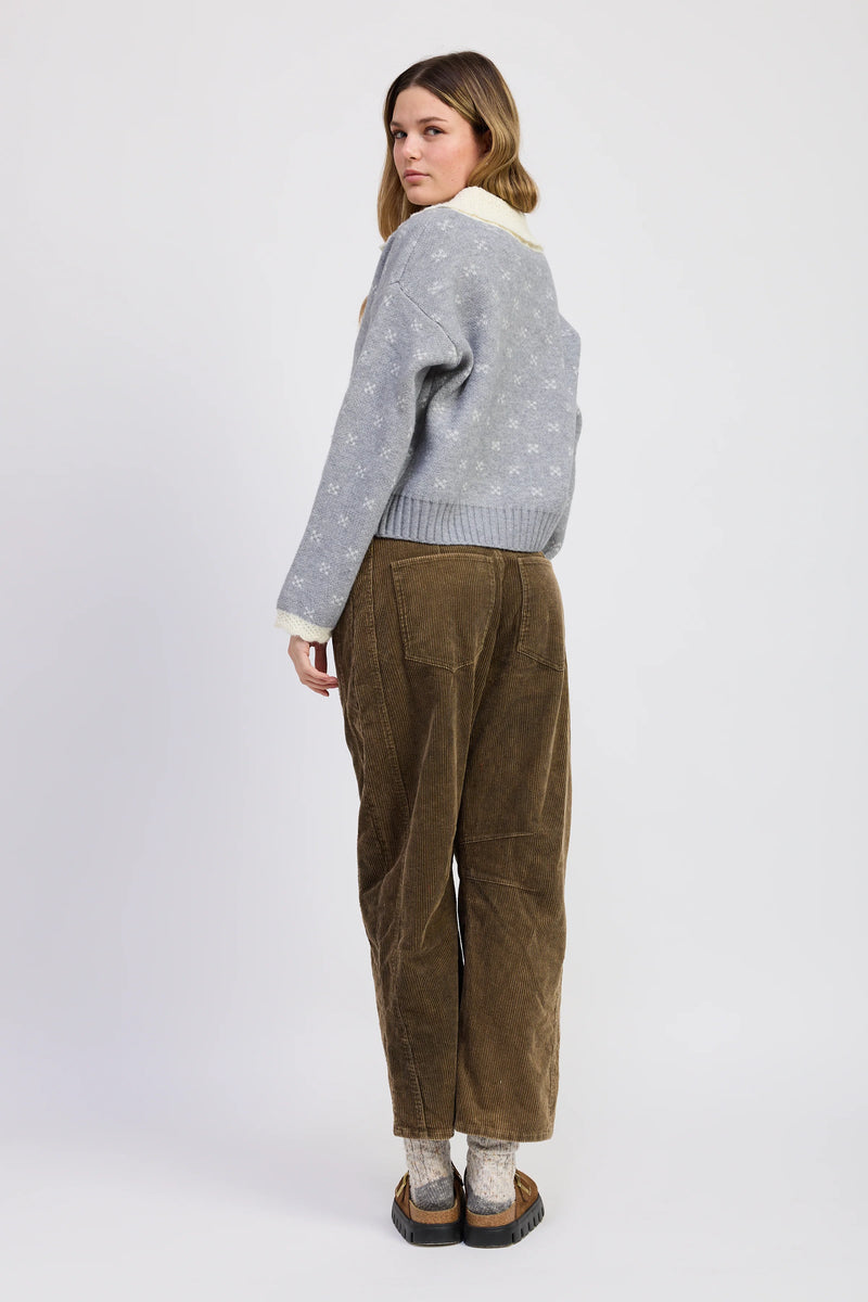 Jacquie the Label Sylvie Corduroy Pants Washed Olive