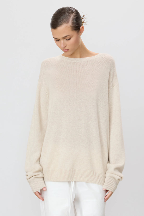 Eterne  James Sweater Oatmeal