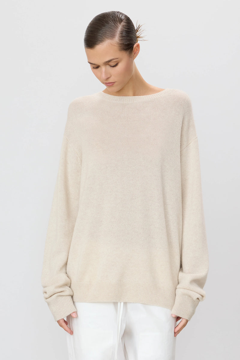 Eterne  James Sweater Oatmeal