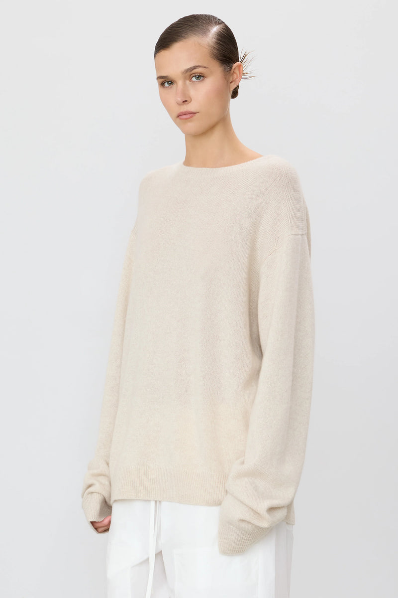 Eterne  James Sweater Oatmeal