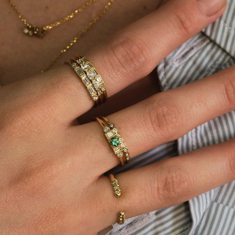 Jennie Kwon Designs Diamond Baguette Legato Ring